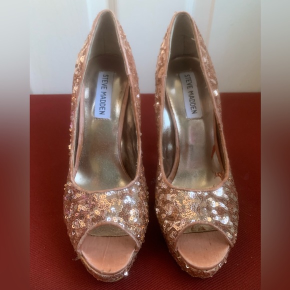 Steve Madden Sequin High Heels - Picture 4 of 7